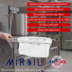 MirOil B6PS EZ Flow Deep Fryer Oil Filter Bag w/Frame – Reusable Grease Fryer - Image 4