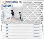 Filters Fast 24x24x2 Pleated Air Filter Merv 8, 2” AC Furnace Air Filters by FiltersFast