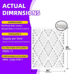16x20x1 MERV 11 Pleated Air Filter MPR 1200 & FPR 7, Furnace Air Filters - Image 3