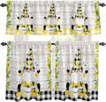 Lemon Gnomes Kitchen Curtains Set 3 Piece by Unknown
