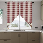 Swag Curtain Valances for Kitchen Windows, Farm Barn Western Star on Vintage - Image 8