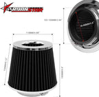RYANSTAR 89mm 3.5" High Flow Round Tapered Cone Cool Air Filter Cleaner - Image 2