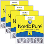 Nordic Pure 20x20x5 Honeywell/Lennox Replacement MERV 10 Air Filters 4 Pack by NordicPure