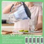 Lounsweer 12 Packs Replacement Activated Charcoal Distiller Filters Coconut - Image 6