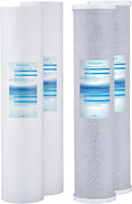 Geekpure Whole House PP Sediment and Carbon Block Replacement Filters -4.5 x 20 by Geekpure