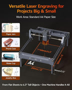 Laser Engraver, Carverall K15 Pro 5W Laser Engraving Machine - Image 2