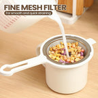 LemonRoad Set of 3 Stainless Steel Mesh Strainer 304 Fine Mesh Filters - Image 4