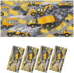 4 Pcs Fluorescent Light Covers for Ceiling Lights Yellow Construction Vehicles by Unknown