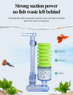 UPETTOOLS 10-40 Gla Aquarium Sponge Filter Ultra Quiet Aquarium Air Pump Bio - Image 2