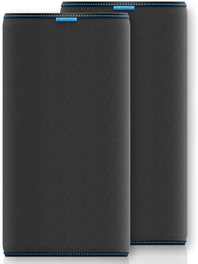 AC Infinity Pre-Filter Cloth 12”, Replacement Inline Filter Sleeve 2-Pack by ACInfinity