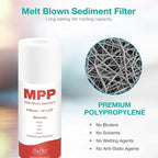 SimPure 5 Micron 10" x 2.5" Whole House Sediment Water Filter Cartridge - Image 3