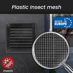 Repa Market 6 x 6 Inch Black Square Air Vent Cover - Image 3