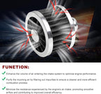 Air Intake Filter, 23MM High Flow Air Filter Cold Breather Turbo Vent Cleaner - Image 3