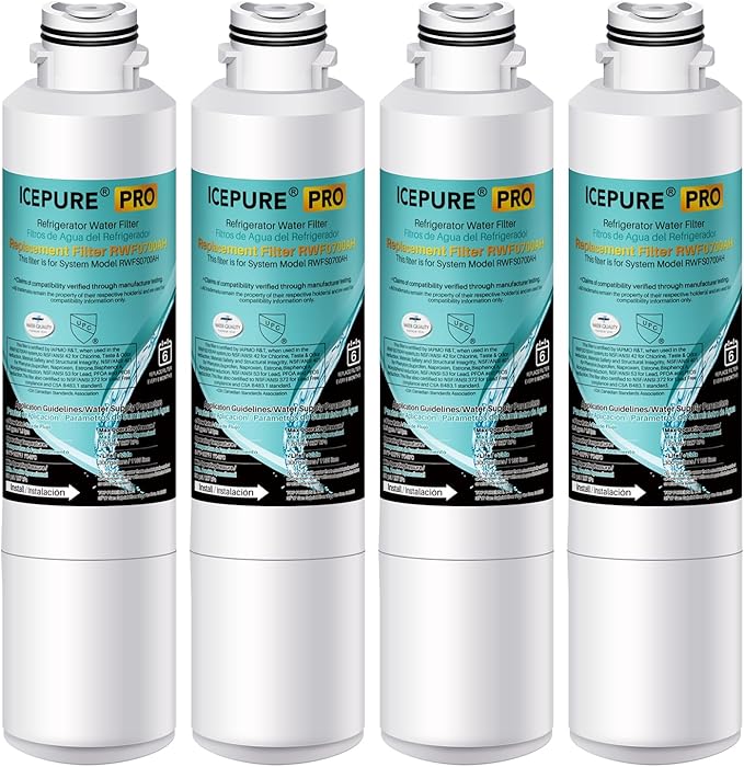 ICEPURE PRO DA29-00020B NSF401&473&53 Samsung Refrigerator Water Filter by ICEPURE