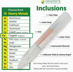Heavy Metal Test Copper Test Kit Regular 1 Pack - Image 3
