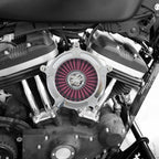 HDBUBALUS Motorcycle CNC Spike Air Cleaner Air Filter Intake System Filter - Image 2