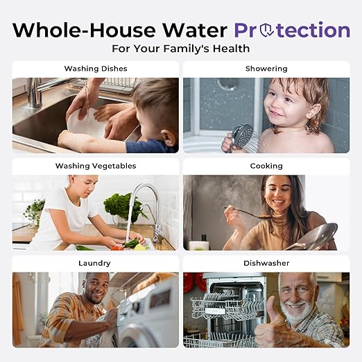 iSpring Anti-Scale Whole House Water Filter System, and Sediments, 3-Stage - Image 5