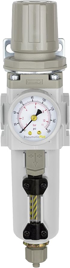 PneumaticPlus SAW300-N03BG-MEP Compressed Air Filter Regulator Piggyback Combo - Image 2