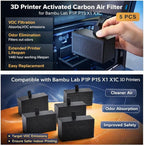 Activated Carbon Air Filters 5Pcs - Image 4
