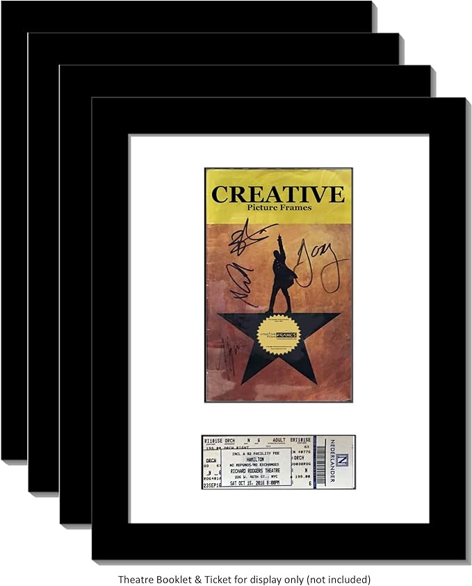 Creative Picture Frames 4Pk11X14-W Black Theatre Frame - Image 2