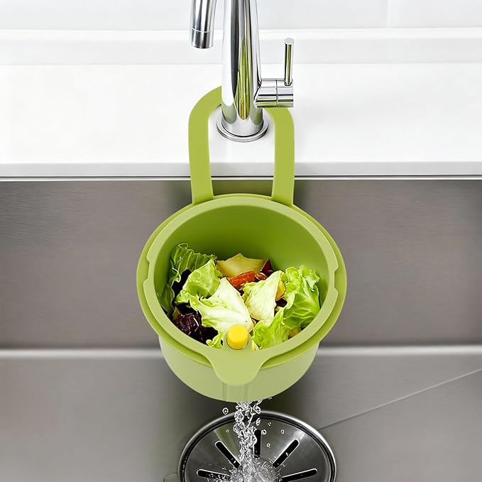 JOMCYDM Kitchen Sink Basket, Faucet Hanging Draining Basket, Kitchen Waste - Image 3