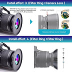 67mm Lens to 82mm Camera Lens Adapter, 67mm to 82mm Filter Step-up Ring Adapter - Image 7