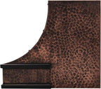 CT Copper Tailor Sloped Copper Vent Hood Wall Mount, 610 CFM Exhaust Fan - Image 5