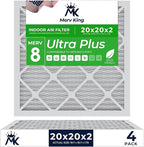 MervKing 20x20x2 Air Filter Actual Size: 19.7" x 19.7" x 1.75" MERV 8 MPR by MervKing