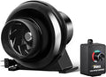 iPower 4 Inch 195 CFM Exhaust Inline Duct Vent Booster Blower by iPower