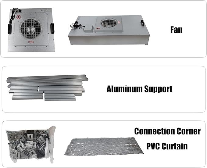 Vertical Laminar Dust Free Room Bench Double Use 70.86x23.62in Flow Hood Air - Image 7