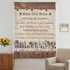 Farmhouse Sheer Curtains 96 Inch Length Brown Country Star Berry Vintage Wood - Image 5