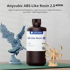 ANYCUBIC 2nd Gen Resin Technology ABS-Like Resin 2.0 Bundle, 3D Printer Resin - Image 2