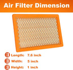 0E9371AS Air Filter for Gene-rac 410cc 530cc 8kW & 11kW Post 2013 Evolution - Image 2