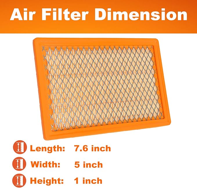 0E9371AS Air Filter for Gene-rac 410cc 530cc 8kW & 11kW Post 2013 Evolution - Image 2