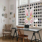 Easter Kitchen Curtains 54 Inch Long 2 Panel Set, Rod Pocket Window Curtains - Image 6