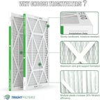 18x24x1 Air Filter 4 Pack, MERV 8 Pleated Dust Defense Air Filters Replacement - Image 4