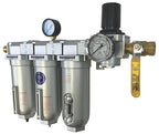 1" NPT Industrial Moisture Removing Particulate Filter and Oil Removing - Image 2
