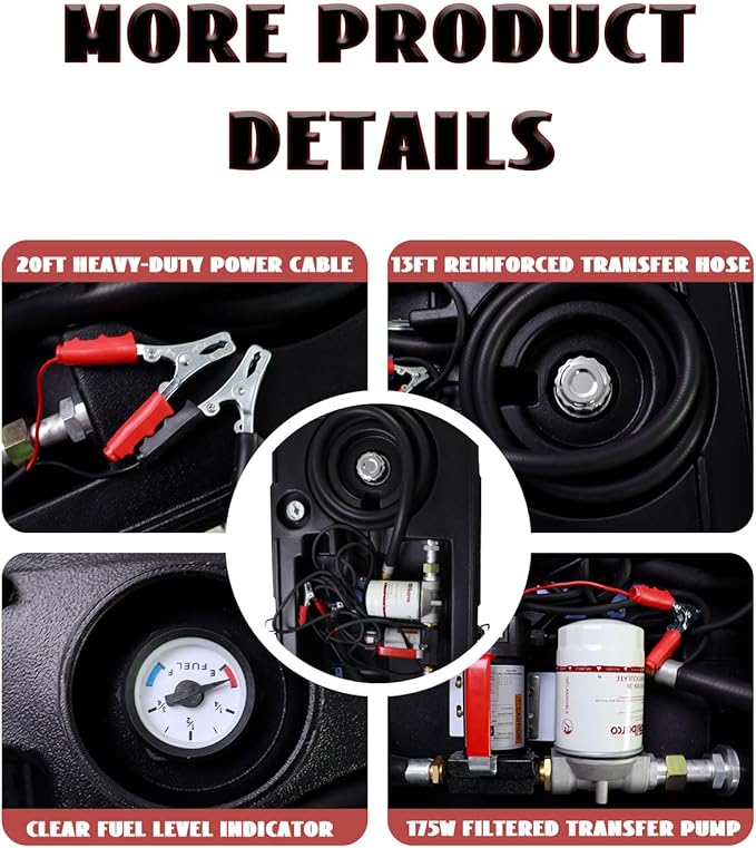 Portable Fuel Storage 58 Gallon Diesel Only Heavy-Duty PE Transfer Tank - Image 6