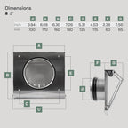 Vent Systems 4" Inch Air Supply Vent Cover - Image 2