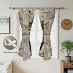 Funny Farm Animals Bathroom Curtains 63 Inch Length, Window Curtains Tab Top - Image 5