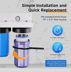 PUREPLUS 2-Stage Whole House Water Filtration System, Heavy Metals & Rust - Image 7
