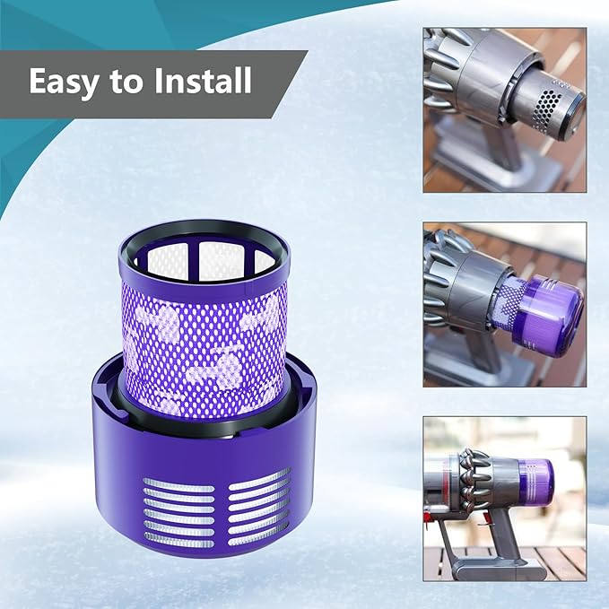 2 Pack Vacuum Filter Replacement Part Compatible - Image 4
