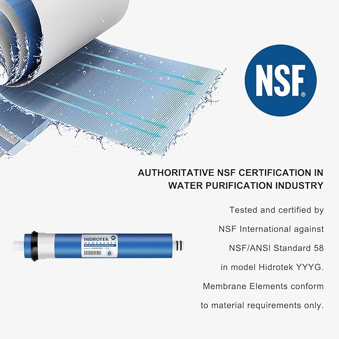 Geekpure 50 GPD Reverse Osmosis RO Membrane Replacement -NSF Certificated - Image 3