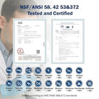 Frizzlife 800GPD Reverse Osmosis Water Filter, NSF/ASNI 58&53&42&372 Standard - Image 3