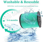 2 Pack Replacement HEPA Filter Compatible - Image 5
