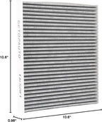 P609422 cabin air filter with Activated Carbon Compatible with Freightliner - Image 7