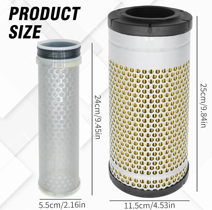 WA10890 Air Filter Replacement for Yanmar Excavators VIO50-6A Replacement for - Image 4