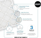 Simply 20x25x2 Air Filter, MERV 8, 6 Pack, Furnace Air Filter - Image 3