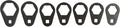 OEMTOOLS 87165 7 Piece 3/8” Drive Offset Oil Filter Socket Removal Set by OEMTOOLS