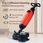 Rechargeable Floor Cleaner and Wet Dry Floor Machine, Dual-Brush Heads - Image 3